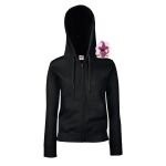 Premium 70/30 lady-fit hooded sweatshirt jacket Thumbnail