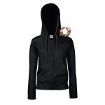Premium 70/30 lady-fit hooded sweatshirt jacket Thumbnail